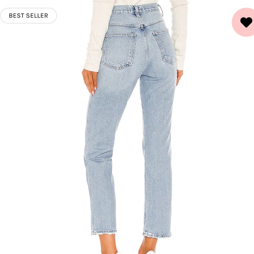 Agolde 90s Pinch Waist High Rise Kick in Riptide